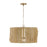 Capital Lighting Archer 4Lt Pendant, Blonde Wood and Matte Brass - 344642BWB