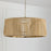Capital Lighting Archer 6Lt Pendant, Blonde Wood and Matte Brass