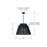 Capital Lighting Archer 6Lt Pendant, Blonde Wood and Matte Brass