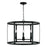 Capital Lighting Brennen 4 Light Pendant, Black Iron