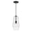 Capital Lighting Dena 1 Light Pendant, Diamond Embossed
