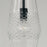 Capital Lighting Dena 1 Light Pendant, Diamond Embossed