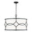Capital Lighting Avery 4 Light 24" Pendant, Matte Black