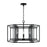Capital Lighting Lennon 4 Light Pendant, Matte Black
