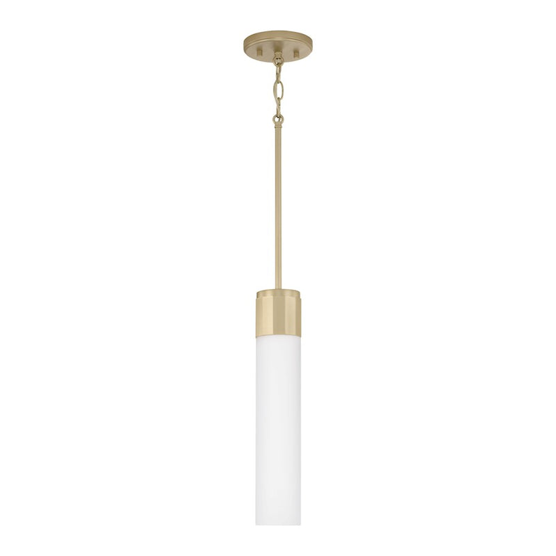 Capital Lighting Sutton 1 Light Pendant, Soft Gold/Soft White