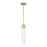 Capital Lighting Sutton 1 Light Pendant, Soft Gold/Soft White