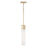 Capital Lighting Sutton 1 Light Pendant, Soft Gold/Soft White