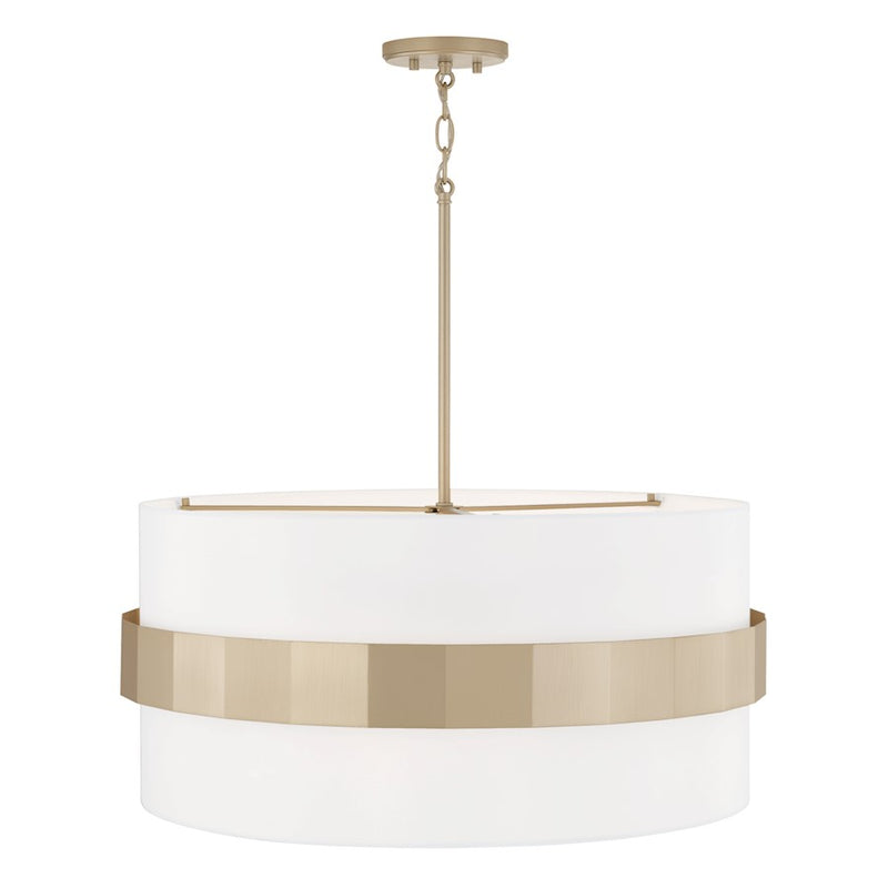 Capital Lighting Sutton Pendant, Soft Gold