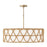 Capital Lighting Tulum 4 Light Pendant, Brass/White