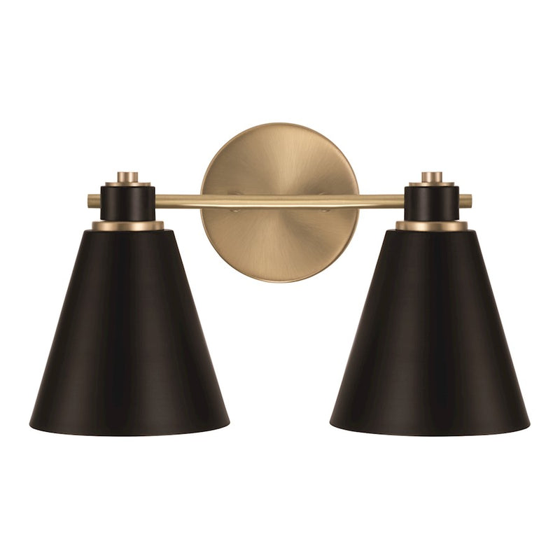 Capital Lighting Bradley 1 Light Pendant, Aged Brass