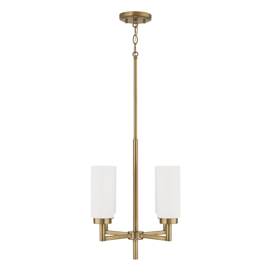 Capital Lighting Alyssa 4 Light Pendant, Brass/Faux Alabaster