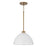 Homeplace Lighting Ross 1 Light Pendant, Brass
