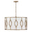 Capital Lighting Cohen 4 Pendant, Mystic Luster/White