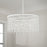 Capital Lighting Pheobe 4Lt Pendant, Matte White