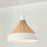 Capital Lighting Kali 1 Light 22" Pendant, Matte White