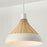 Capital Lighting Kali 1 Light 22" Pendant, Matte White