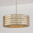 Capital Lighting Eliana 4 Light Pendant, Champagne Brass