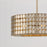 Capital Lighting Eliana 4 Light Pendant, Champagne Brass
