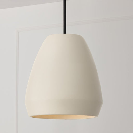 Capital Lighting Della 1 Light 14" Pendant, Terracotta Ivory