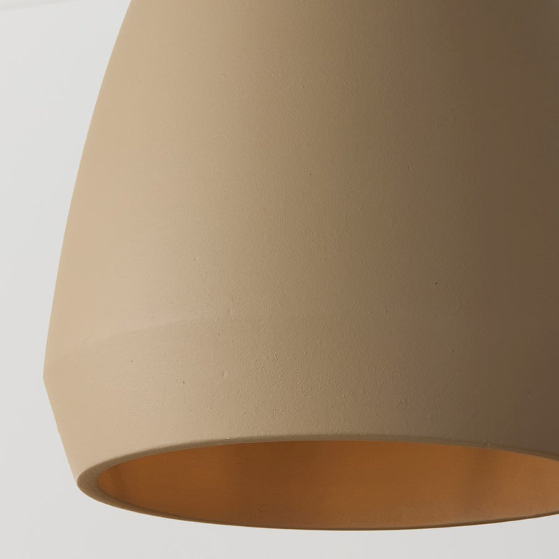Capital Lighting Della 1 Light 14" Pendant, Terracotta Sand