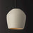 Capital Lighting Della 1 Light 13" Pendant, Terracotta Ivory