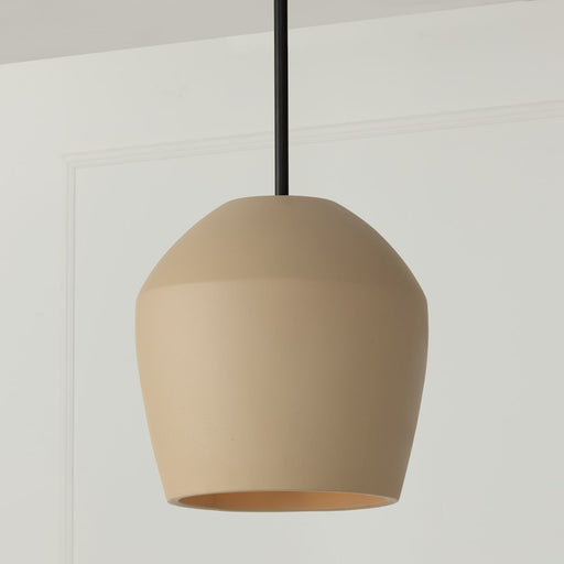 Capital Lighting Della 1 Light 13" Pendant, Terracotta Sand