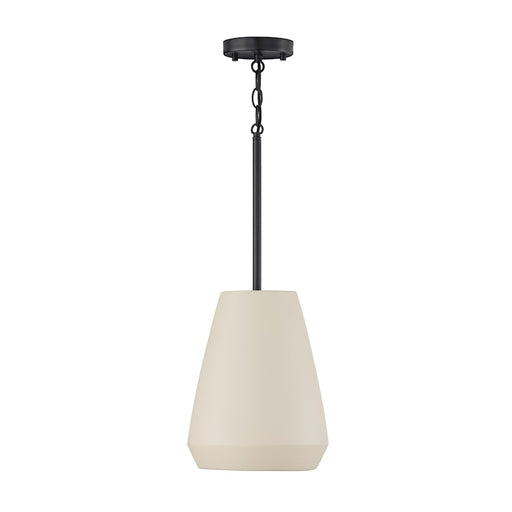 Capital Lighting Della 1 Light 10" Pendant, Terracotta Ivory - 354213IV