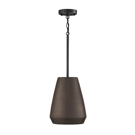 Capital Lighting Della 1 Light 10" Pendant, Terracotta Umber - 354213UR