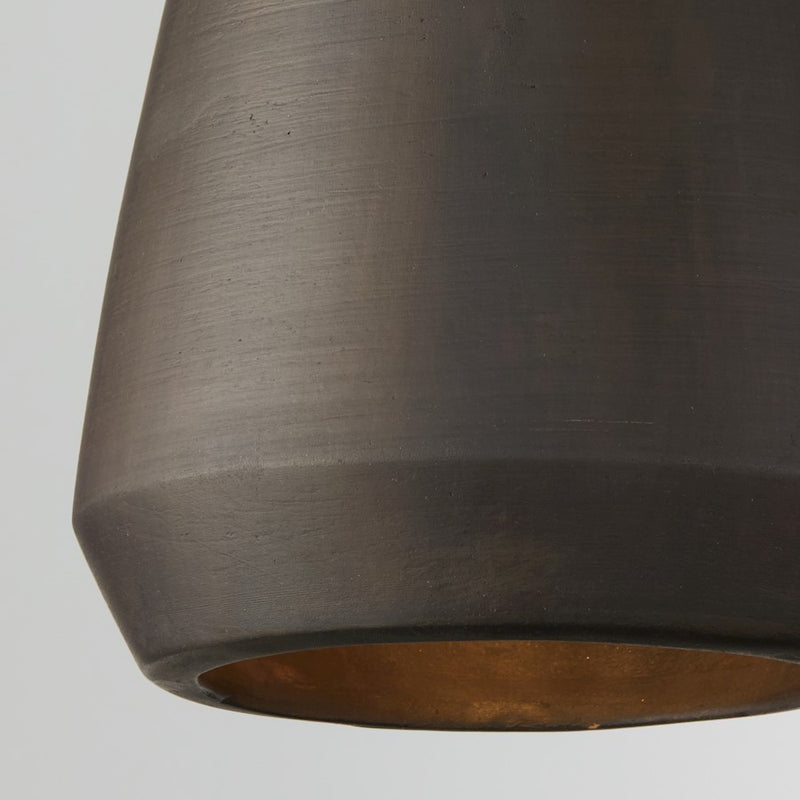 Capital Lighting Della 1 Light 10" Pendant, Terracotta Umber