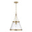 Capital Lighting Landon 1 Light 15" Pendant, Brass/Organic Hammered - 355312AD