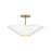 Capital Lighting Maeve 4Lt 19" Pendant, Brass/White/Painted Brass - 355442RE