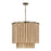 Capital Lighting Jada 5 Light Pendant, Dark Brass
