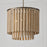 Capital Lighting Jada 5 Light Pendant, Dark Brass