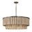 Capital Lighting Jada 6 Light Pendant, Dark Brass - 355661DR