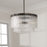 Capital Lighting Vaughn 3Lt Pendant, Oil Rubbed Bronze/Beveled Fluted