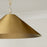 Capital Lighting Avery 1Lt 22" Pendant, Brass/Brass Metal/Brass