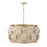 Capital Lighting Willa 4 Light Pendant, Matte Brass