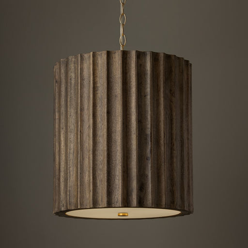 Capital Lighting Cody 3 Light Pendant, Matte Brass
