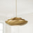 Capital Lighting Gia 1 Light Pendant, Aged Brass