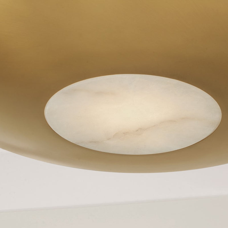 Capital Lighting Gia 1 Light Pendant, Aged Brass
