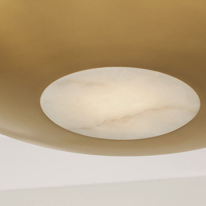 Capital Lighting Gia 1 Light Pendant, Aged Brass