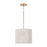 Capital Lighting Tara 1 Light 12" Drum Pendant, Matte Brass - 357912MA