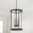 Capital Lighting Davis 4Lt Pendant, Espresso and Brass/Clear Glass
