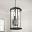 Capital Lighting Davis 4Lt Pendant, Espresso and Brass/Clear Glass