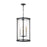 Capital Lighting Davis 4Lt Pendant, Espresso and Brass/Clear Glass