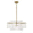 Capital Lighting Blair 4 Light Pendant, Aged Brass - 358741AD