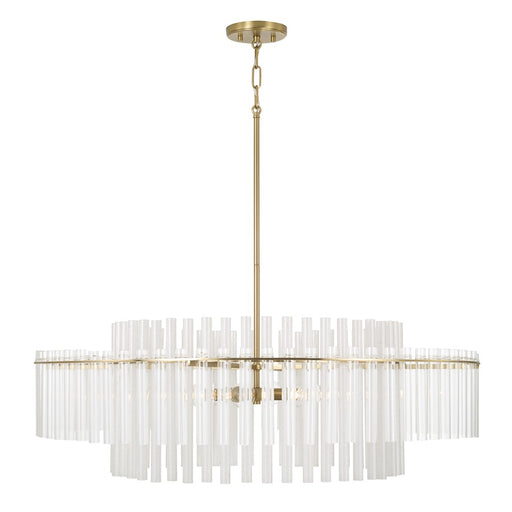 Capital Lighting Blair 6 Light Pendant, Aged Brass - 358761AD