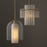 Capital Lighting Liz 1Lt Pendant, Brass/Clear/Faux Alabaster Glass