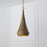 Capital Lighting Savari 1 Light 28" Pendant, Artisan Gold