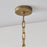 Capital Lighting Savari 1 Light 28" Pendant, Artisan Gold